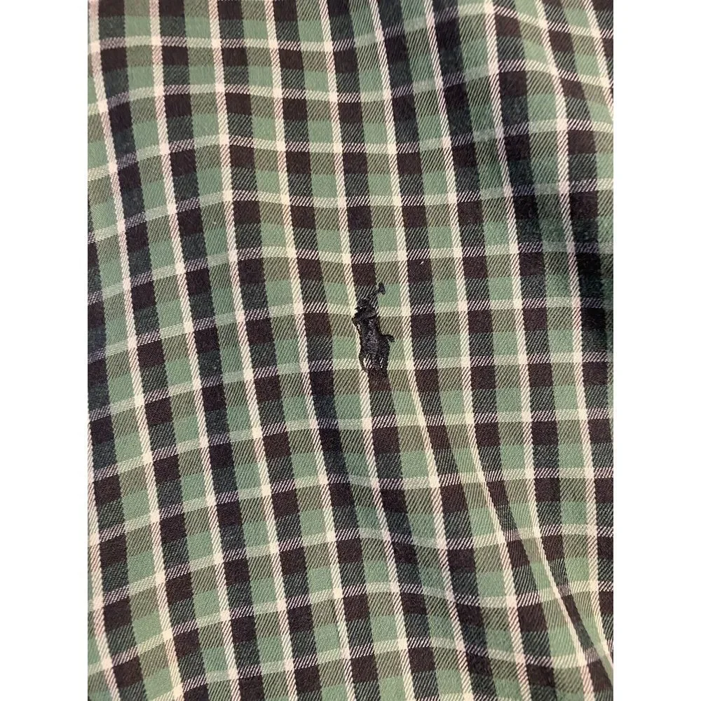 Polo‎ Ralph Lauren Shirt Mens Medium Multicolor Plaid Long Sleeve Button Casual